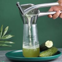 加大304不锈钢手动榨汁机多功能榨柠檬汁挤压橙子压汁器甘蔗压榨|不锈钢家用榨汁机送10个袋子+个镊子