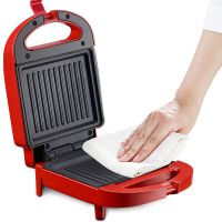 三明治机早餐机多功能轻食机面包机华夫饼网红吐司压烤机|中国红(SH-113S)