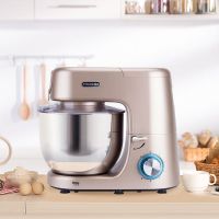 台式打蛋器电动家用厨师机奶油打发小型搅拌和面机|土豪金