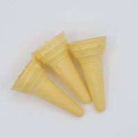 冰淇淋激凌壳威化蛋筒土耳其威化托杯粉机火炬甜筒雪糕顺丰1200个|黄色蛋筒