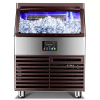 制冰机商用家用小型40kg智能全自动大型制冰器150kg冰块机方冰机|120KG90颗冰格
