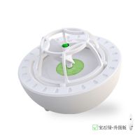 超声波洗碗机免安装小型懒人洗碗神器家用便携迷你杀菌电动洗碗机|宝石绿-10W大功率