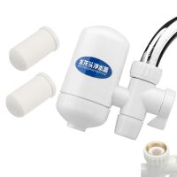 水龙头过滤器家用净水器厨房净水机自来水滤水器滤芯可拆洗|净水器1台+2个备用滤芯【铜丝接头】