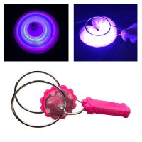 旋转发光指尖陀螺创意磁力手摇炫彩陀螺小朋友对战小游戏儿童玩具|旋转陀螺[2个]压坏包赔