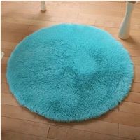 儿童帐篷专用圆形地毯防潮卡通爬行垫珊瑚绒垫冰丝席棉球大星星灯|1米圆形毛绒垫
