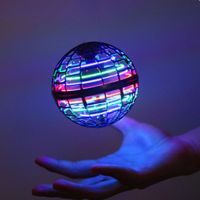 [黑科技回旋魔法球]智能魔术球灯光感应飞行器耐摔遥控儿童玩具|蓝色魔法球 关注+收藏送原装USB线