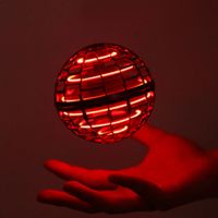 [黑科技回旋魔法球]智能魔术球灯光感应飞行器耐摔遥控儿童玩具|红色魔法球 关注+收藏送原装USB线