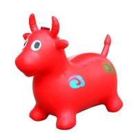 特价50首音乐充气马玩具跳跳马大号加厚户外玩具宝宝坐骑小马玩具|大号加厚红色牛气泵 默认