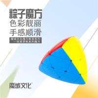 益智科教四阶金字塔魔方三阶纯色三角形四阶早教魔方玩具奇艺魔方|粽子型魔方
