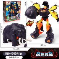 咖宝车神4巨兽时代剑龙提戈变形恐龙机甲机器人玩具金刚男孩伽宝|[巨兽时代]猛犸莫斯(2形态关节