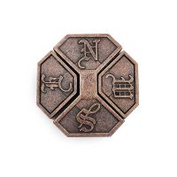 魔合金Puzzle烧脑玩具马蹄魔金针四方锁三角链八卦益智玩具鲁班锁|魔金针
