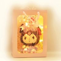 库洛米美乐蒂玉桂狗公仔三丽鸥kuromi布娃娃大号卡通送女朋友生日|紫色库洛米公仔(送精美袋+灯带)