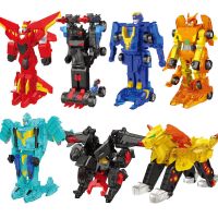 [落小羽]LY 爆速合体机甲变形机器人儿童玩具|威甲+海皇