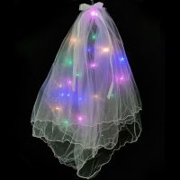 发光辫子蝴蝶光钎发丝儿童玩具装饰头饰地推地摊小礼品批发圣诞节|网红发光头纱-彩灯 10个装