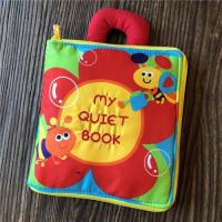 婴儿玩具0-3岁益智幼儿立体宝宝布书玩具书早教撕不烂带响纸布书|蜜蜂花朵