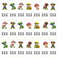 棉布姓名贴幼儿园名字贴手缝名字条非刺绣宝宝衣服贴印名字标签|汪汪队(35个)