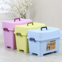 家用脚蹬玩具收纳凳子换鞋凳浴室多功能塑料储物凳儿童可坐收纳箱