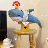 宜家IKEA鲨鱼布罗艾毛绒玩具玩偶抱枕靠垫可爱布偶公仔大白鲨礼物