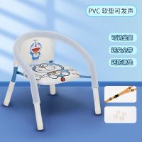 宝宝凳子叫叫椅儿童椅子靠背椅幼儿小板凳吃饭座椅婴儿餐桌椅家用|机器猫(不带餐盘)