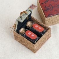 宝宝胎发纪念品diy自制胎毛保存瓶乳牙脐带制作婴儿纪念收藏盒|钴蓝(两瓶)送胎毛脐带乳牙贴纸各一张