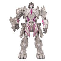 超合金钢甲兽金刚变形神兽合体机器人大黄蜂擎天柱模型男孩玩具|威震天银色+送小汽车