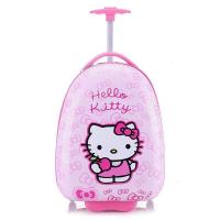 儿童卡通拉杆箱18寸男女童小孩行李箱小学生16宝宝公主旅行登|经典猫16寸