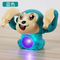 婴儿玩具有声会动宝宝幼儿益智早教0-1一至二半岁6六个月男孩女孩|声控电动翻斗猴[绿色] 充电版(充电套装+螺丝刀)