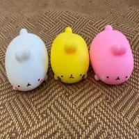 创意解压三色柴犬捏捏减压发泄神器网红超萌狗狗玩具生日礼物批发|超可爱呆萌兔(颜色随机)