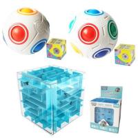 魔法彩虹球魔方指尖初学者魔尺儿童玩具益智力动脑成人解压足球型|[热卖]8孔+12孔彩虹球+大号jF