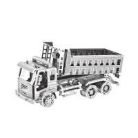 不锈钢3D金属拼图DlY立体拼图模型玩体益智玩具摩天轮|自卸卡车
