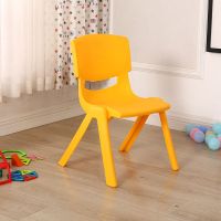 宝宝小凳子小板凳儿童靠背防滑小椅子加厚幼儿园椅子儿童凳子靠背|明黄色 熊熊椅坐高22CM[颜色随机光面]