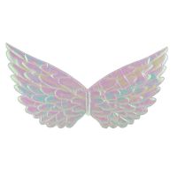 新翅膀男女童蝴蝶翅膀精灵天使蝴蝶翅膀道具花仙子装扮独角兽翅膀|白色