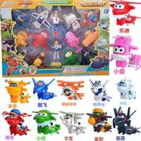 新款超级飞侠玩具套装全套大号变形机器人乐迪小爱多多酷飞包警长|大号变形[14只礼盒装]含安琪金宝