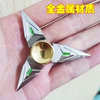 指尖陀螺手转儿童减压玩具火影忍者鸣人小学生男指间手指陀螺|银色飞镖[全金属款]