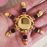 指尖陀螺手转儿童减压玩具火影忍者鸣人小学生男指间手指陀螺|墨绿色三代鬼切[金属