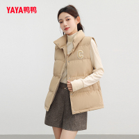 鸭鸭90鸭绒羽绒马甲情侣男女款秋冬外穿轻便休闲时尚宽松外套