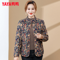 鸭鸭90鸭绒妈妈轻薄羽绒服女秋冬新款百搭保暖外套