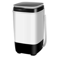 洗衣机单筒家用甩干沥水甩桶小型迷你宿舍洗衣机|洗衣刷鞋神器4.5kg黑白[两用] 普通款