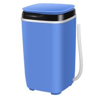 洗衣机单筒家用甩干沥水甩桶小型迷你宿舍洗衣机|洗衣刷鞋神器4.5kg蓝色[两用] 蓝光杀菌款式