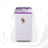 单桶4.5/7.2kg半全自动小型迷你洗衣机带甩干脱水洗床单被套棉衣|7公斤紫色金钻电机UV蓝光
