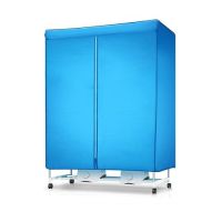 家用大型干衣机烘干机商用暖风烘干器热风双主机理发店毛巾烘干机|大空间干衣机-蓝色