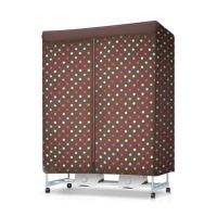 家用大型干衣机烘干机商用暖风烘干器热风双主机理发店毛巾烘干机|大空间干衣机-咖啡色