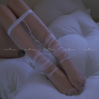 SUNTEKyumebody:超薄0D一线裆可撕款性感撕扯调情趣诱惑黑色丝袜女床上 白色三条装,撕扯款 均码