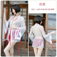 SUNTEK情趣内衣女日系和服透明二次元睡衣诱惑衣服套装超骚制服女