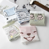 SUNTEK嫩裤女学内裤棉学生小女生款简约高中少女初中生内短裤女可爱