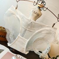 SUNTEK欧美舒适透视性感蕾丝网纱高端大气吊坠棉内裆低腰女士内裤