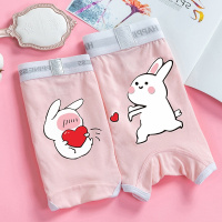 SUNTEK网红甜美可爱个性萌小兔子性感提臀印花卡通潮流情侣内裤棉套装