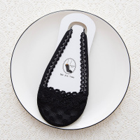 SUNTEK高跟鞋袜子女短袜吊带船袜棉浅口隐形防滑夏季超薄款蕾丝前掌袜袜子