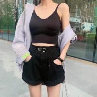 SUNTEKJUSTCC卡卡抖音快手网红韩版女装时尚百搭U型美背吊带背心带胸垫