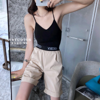 SUNTEK小舞家 美背吊带背心带胸垫抹胸内搭bra一体外穿网红大U型文胸女